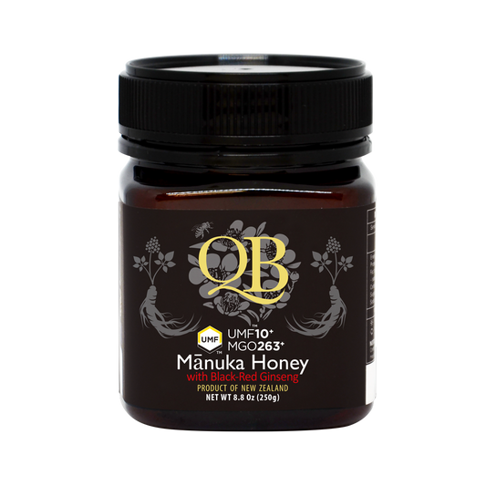 New Zealand Mānuka Honey Black-Red Ginseng UMF 10+ MGO 263+ 250g